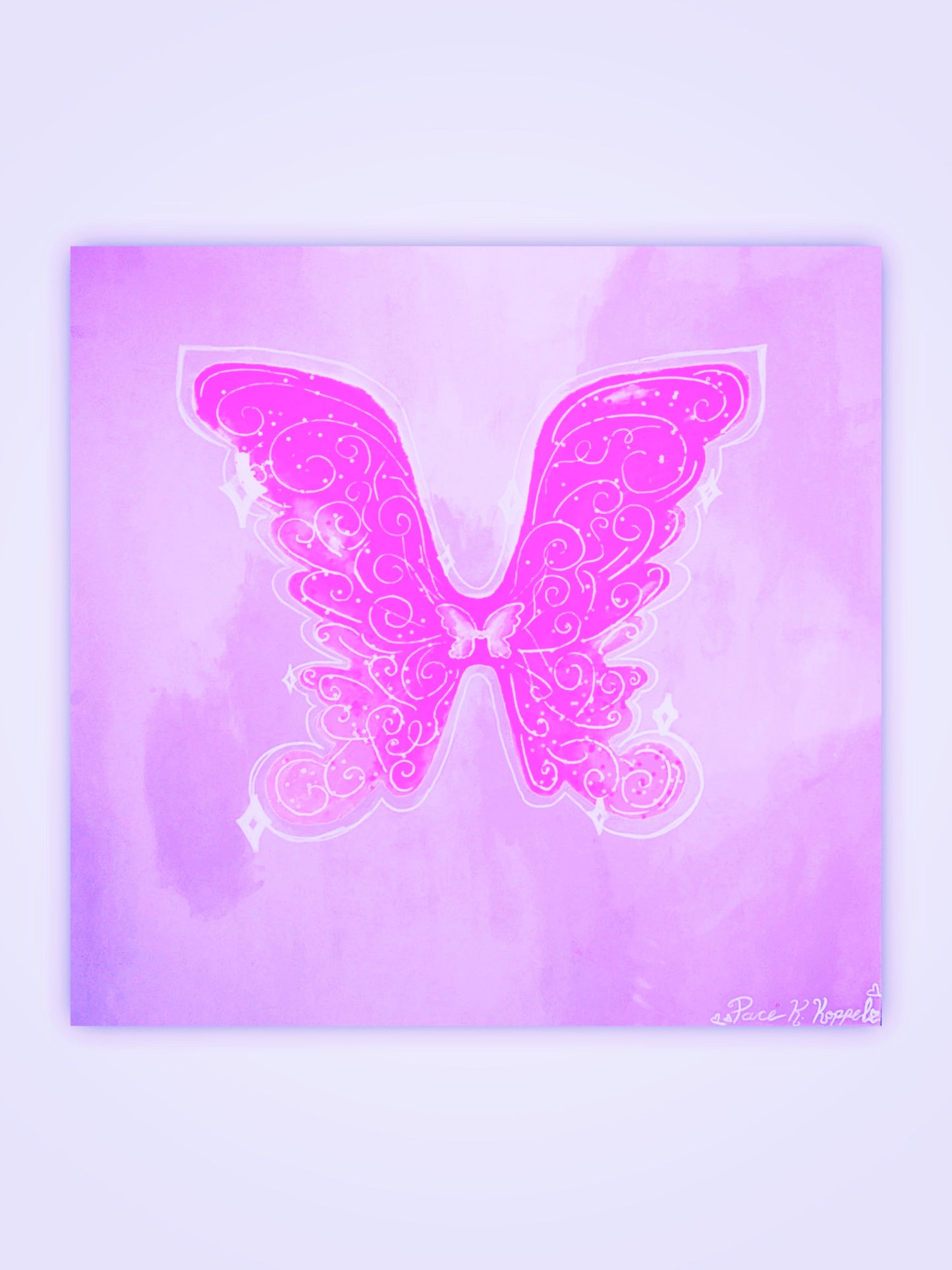 Pace Katherine Original Fairy Wings Canvas Painting