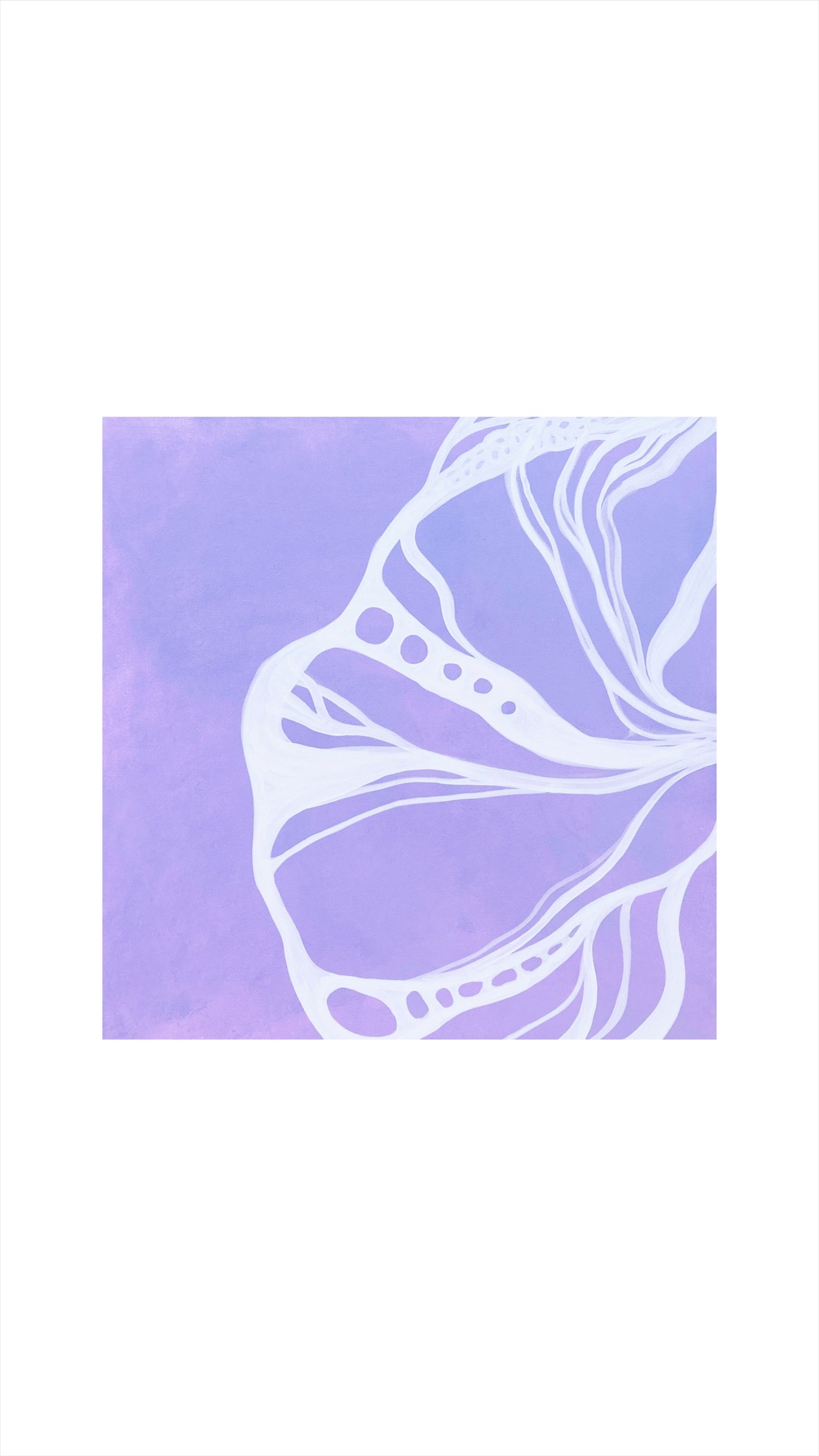 Abstract Seashell Original Acrylic Painting in Mermaidia💜