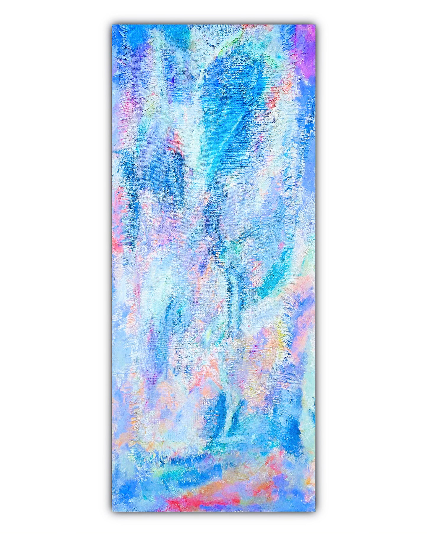 Pace Katherine Koppel Mermaid Tides Abstract XLarge Vertical Canvas Painting