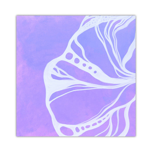 Abstract Seashell Original Acrylic Painting in Mermaidia💜